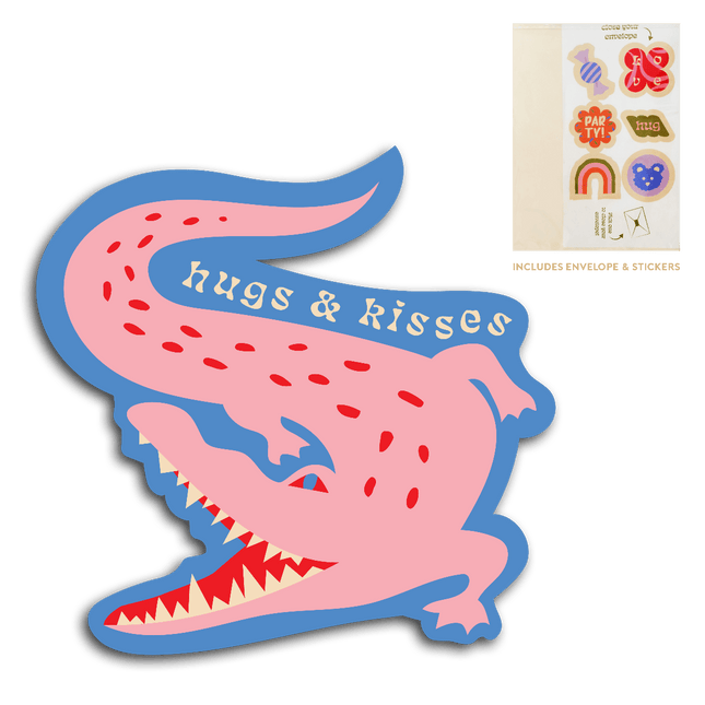 The Gift Label Cut-Out Cards - Hugs and kisses