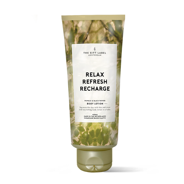 Body Lotion Tube 200ml - Relax, Refresh &amp; Recharge