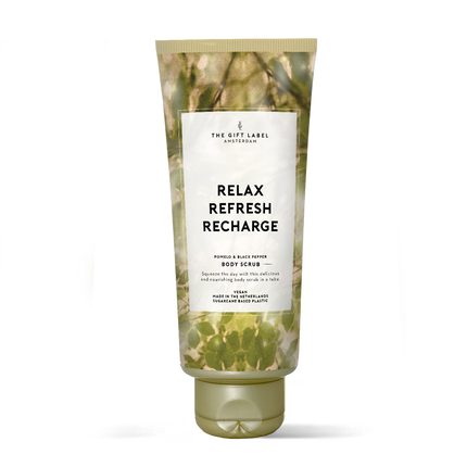 Body Scrub Tube 200ml - Relax, Refresh &amp; Recharge