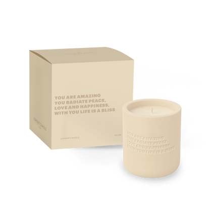 Cemented Candle 170gr - STUDIO - Your Vibes Are Amazing, You