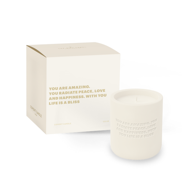 Cemented Candle 170gr - STUDIO - You are amazing, you radiate