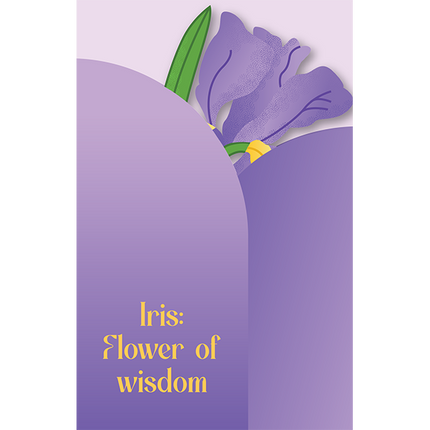 Cut-Out Cards - Iris - Flower Of Wisdom