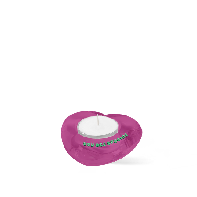 Tea Light - Pink Heart