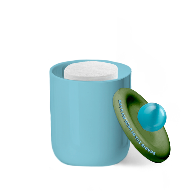 Cotton Pads Holder - With My Head In The Clouds