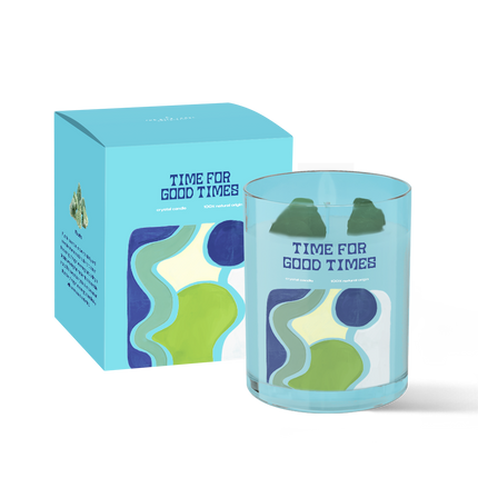 Crystal Candle 175gr - Time For Good Times - Naturals FW25