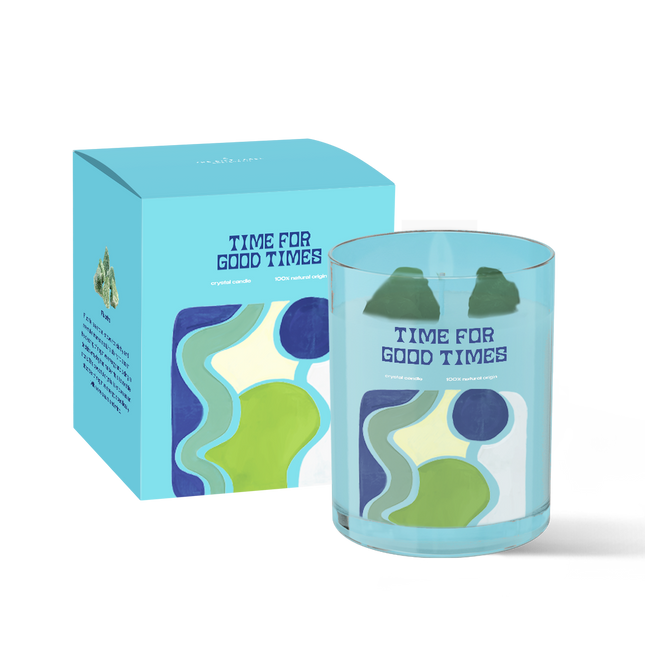 Crystal Candle 175gr - Time For Good Times - Naturals FW25