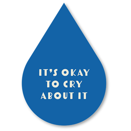 Cut Out Cards - It's Okay To Cry About It