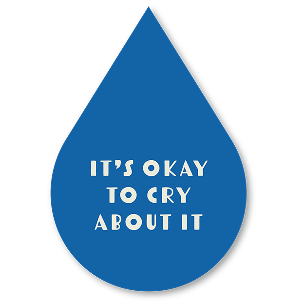 Cut Out Cards - It's Okay To Cry About It