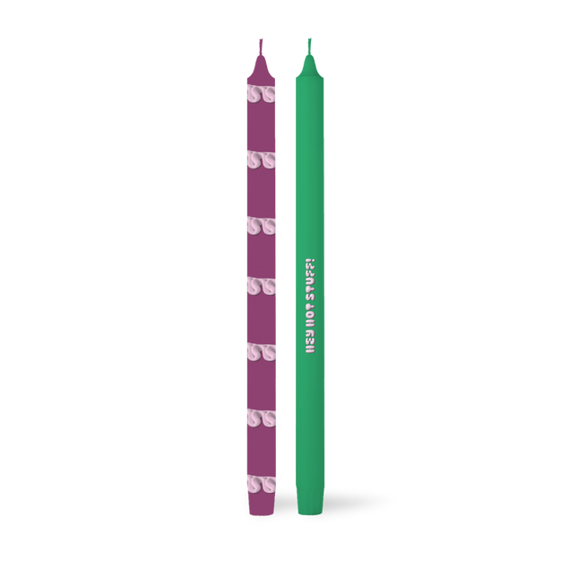 Dinner Candle - Hey Hot Stuff!