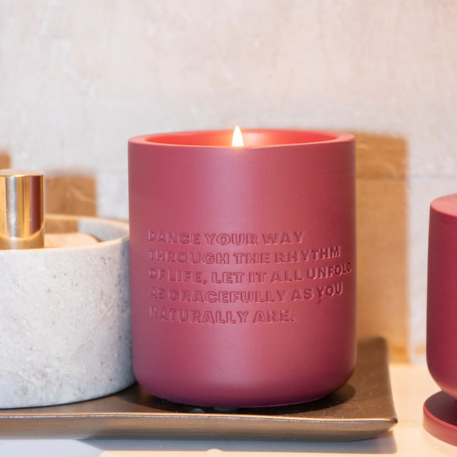 Cemented Candle 170gr - STUDIO - Dance Your Way
