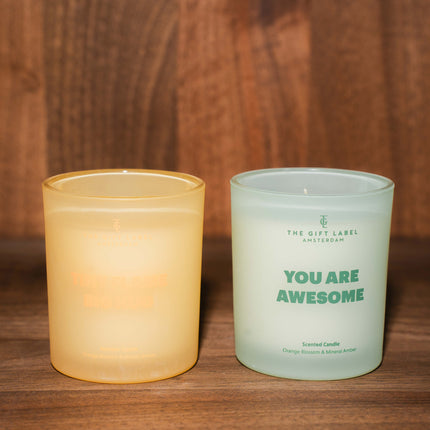 Frosted candle 170gr - STUDIO - You Are Awesome