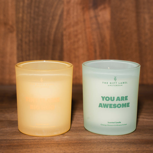 Frosted candle 170gr - STUDIO - Tiny Flame, Big Hug