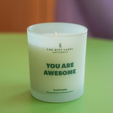 Frosted candle 170gr - STUDIO - You Are Awesome