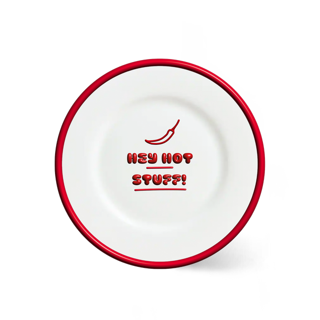 Plate - Hey Hot Stuff!