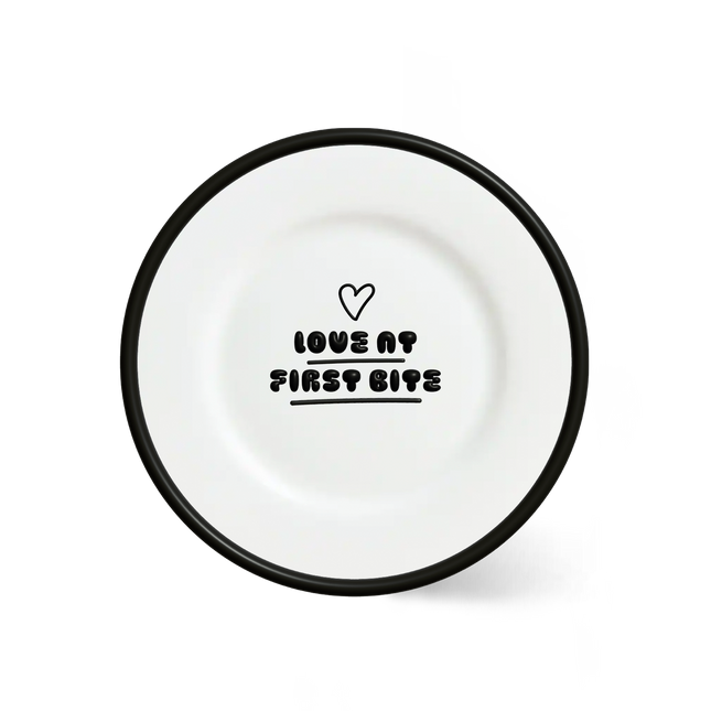 Plate - Black Heart