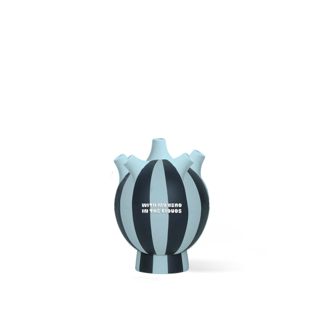 Vase - Blue stripes