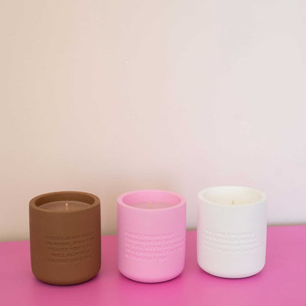 Cemented Candle 170gr - STUDIO - You are amazing, you radiate