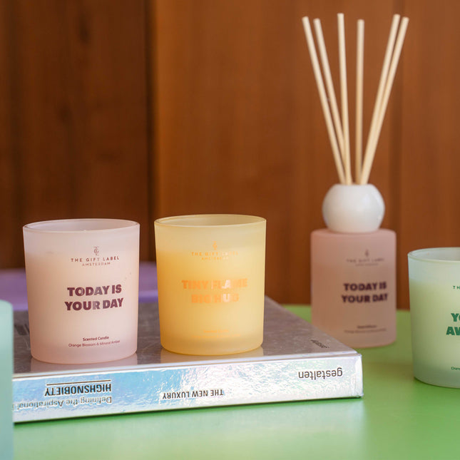 Frosted candle 170gr - STUDIO - Tiny Flame, Big Hug