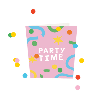 The Gift Label 1055571 - Confetti Cards - Party Time V3