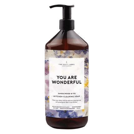The Gift Label Afwasmiddel - You are wonderful