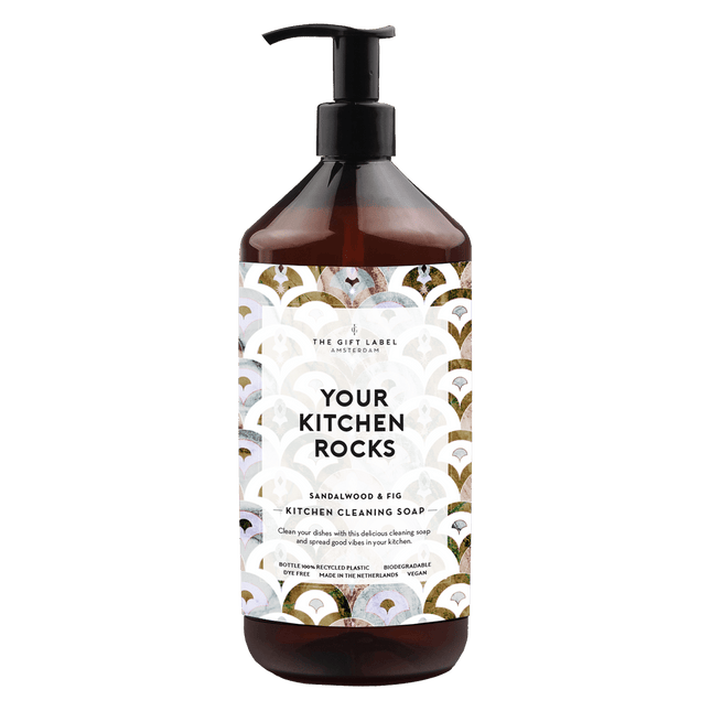 The Gift Label Afwasmiddel - Your kitchen rocks