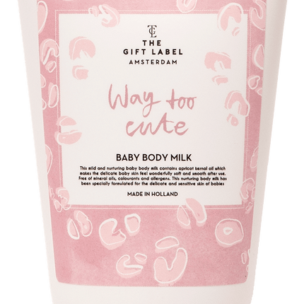 The Gift Label Baby bodymilk - Way too cute