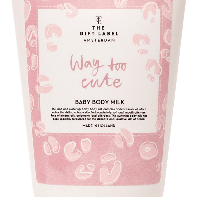 The Gift Label Baby bodymilk - Way too cute