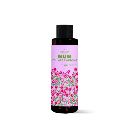 The Gift Label Bath Foam 100ml - Mum You Are Awesome SS24