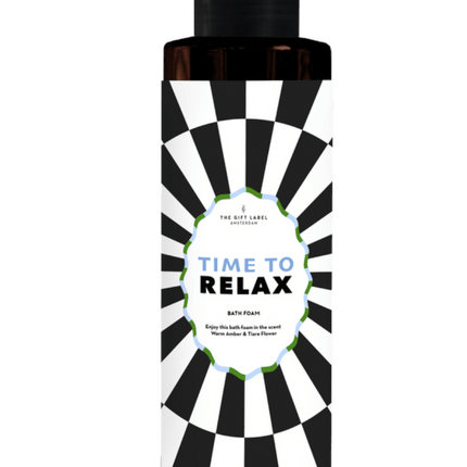 The Gift Label Bath Foam 100ml - Time To Relax FW24