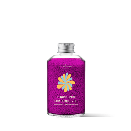 The Gift Label Bath Powder 200gr - Thank You For Being You - Naturals SS25