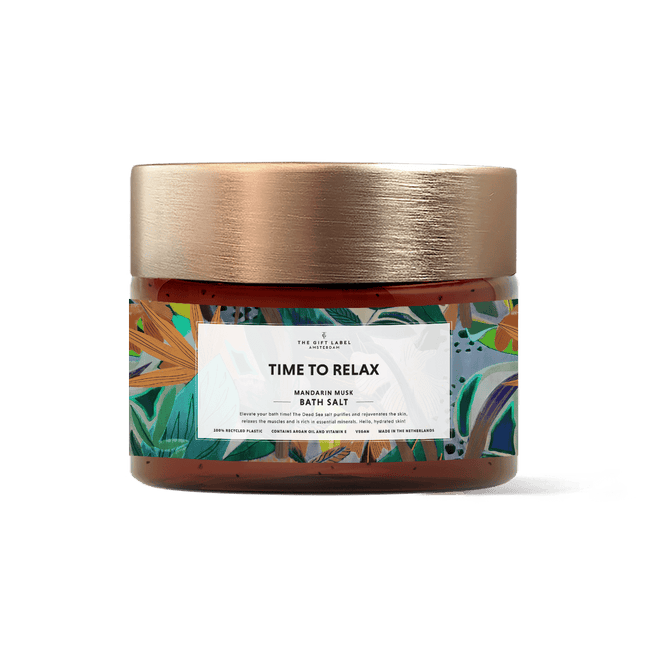 The Gift Label Bath Salt 300gr - Time To Relax FW24