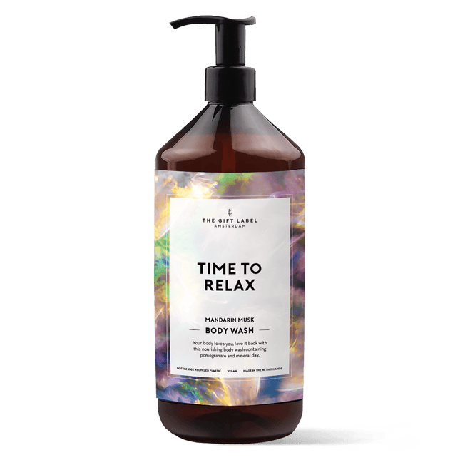 The Gift Label Body Wash 1000ml V2 - Time To Relax SS24