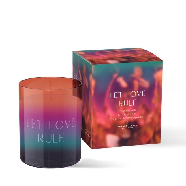 The Gift Label Candle Big 310gr - HIW - Let Love Rule FW24