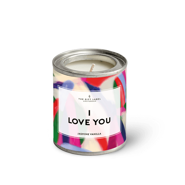 The Gift Label Candletin 90gr - I Love You SS24 - Jasmine Vanilla