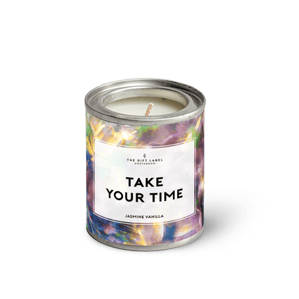 The Gift Label Candletin90gr - Take Your Time SS24 - Jasmine Vanilla