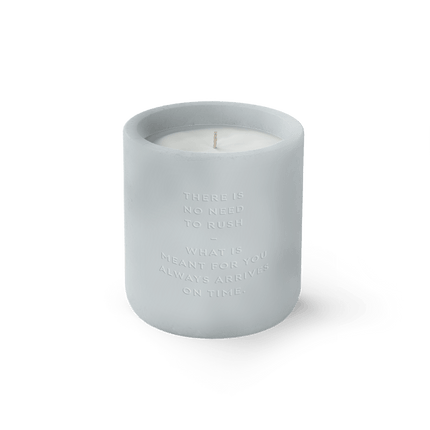 The Gift Label Cement candle - Blue