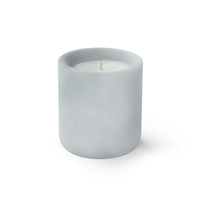The Gift Label Cement candle - Blue