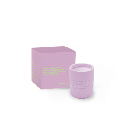 The Gift Label Cemented Candle 170gr - STUDIO - There Is No Need To Rush, W