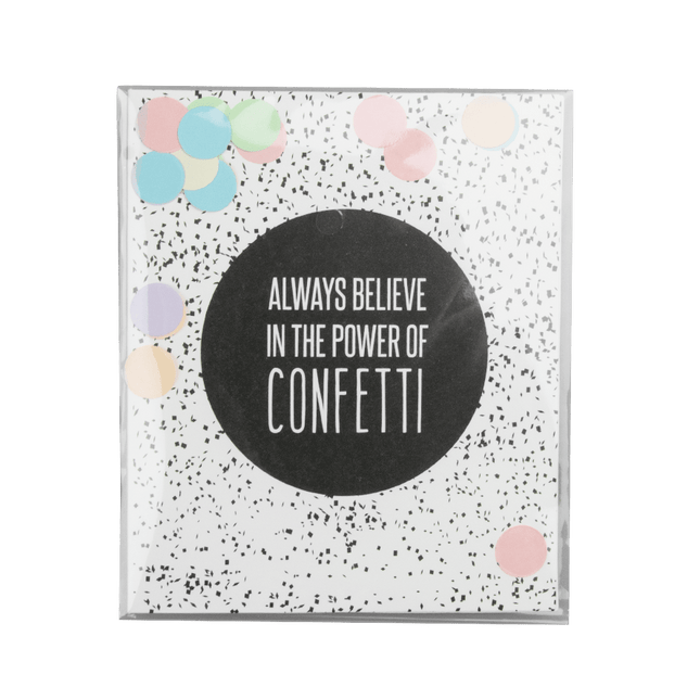 The Gift Label Confettikaart - Power of confetti
