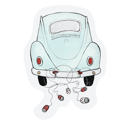 The Gift Label Cut-out kaart - Car