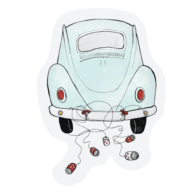 The Gift Label Cut-out kaart - Car