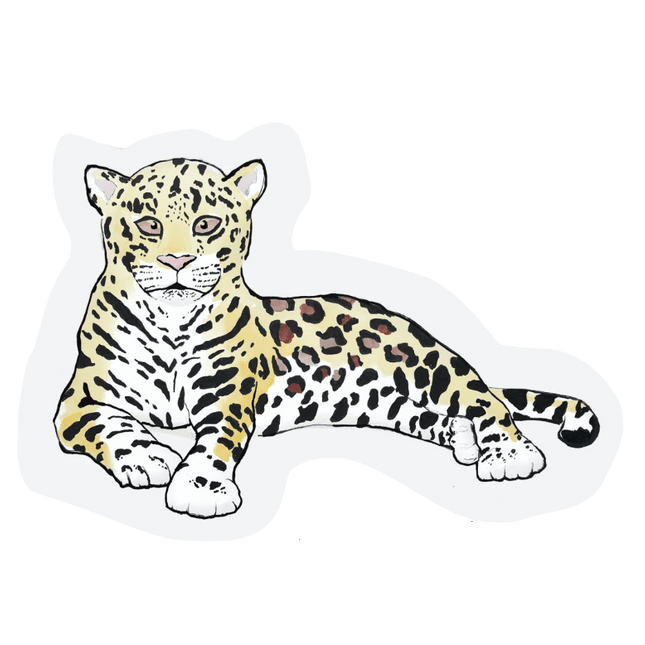 The Gift Label Cut-out kaart - Leopard
