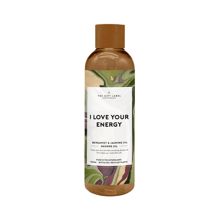 The Gift Label Douche olie - I love your energy