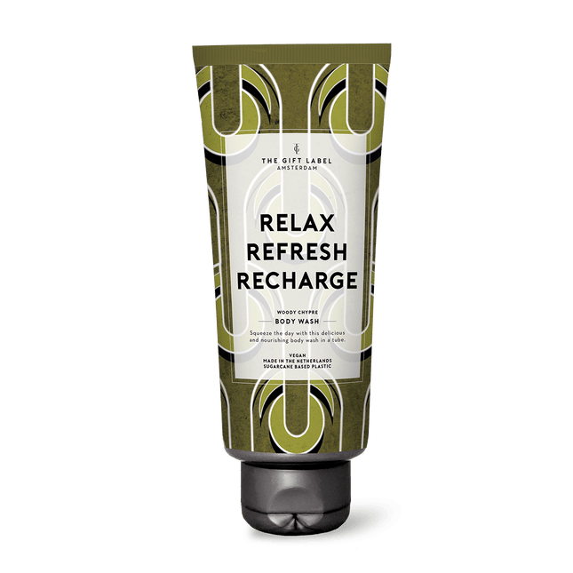 The Gift Label Douchegel mannen - Relax, refresh, recharge