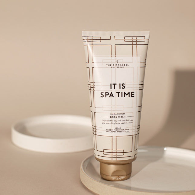 The Gift Label Douchegel tube - It is spa time