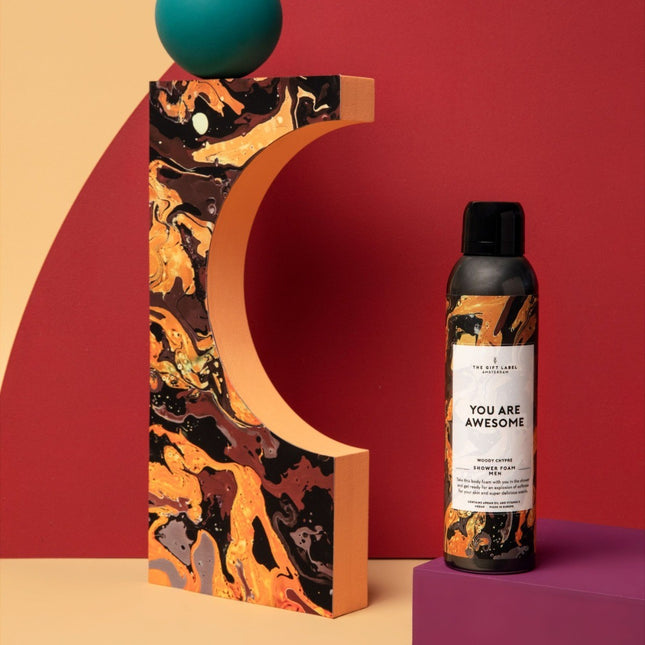 The Gift Label Doucheschuim mannen - You are awesome