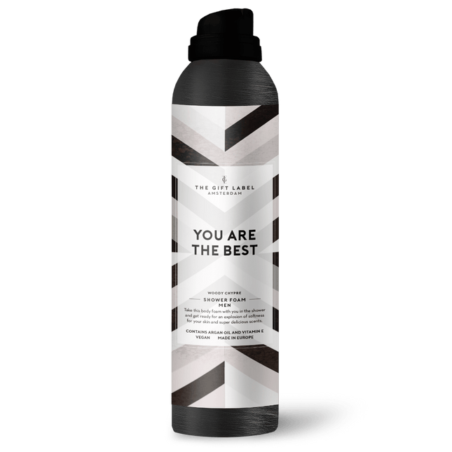 The Gift Label Doucheschuim mannen - You are the best