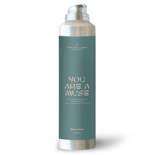 The Gift Label Doucheschuim - You are a muse