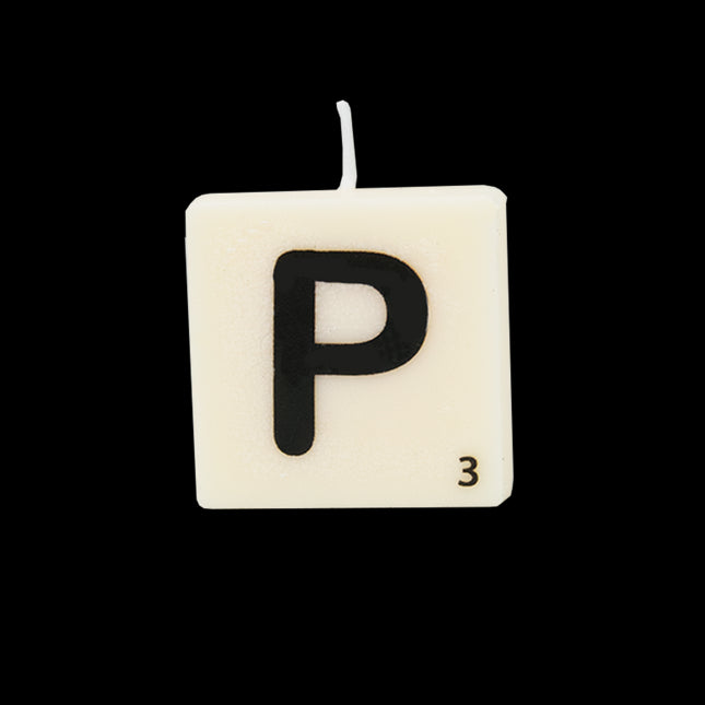 The Gift Label Getallen- en letterkaarsen - P