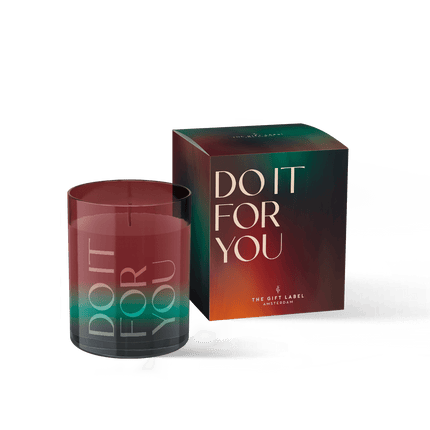 The Gift Label Geurkaars in glas klein - Do it for you